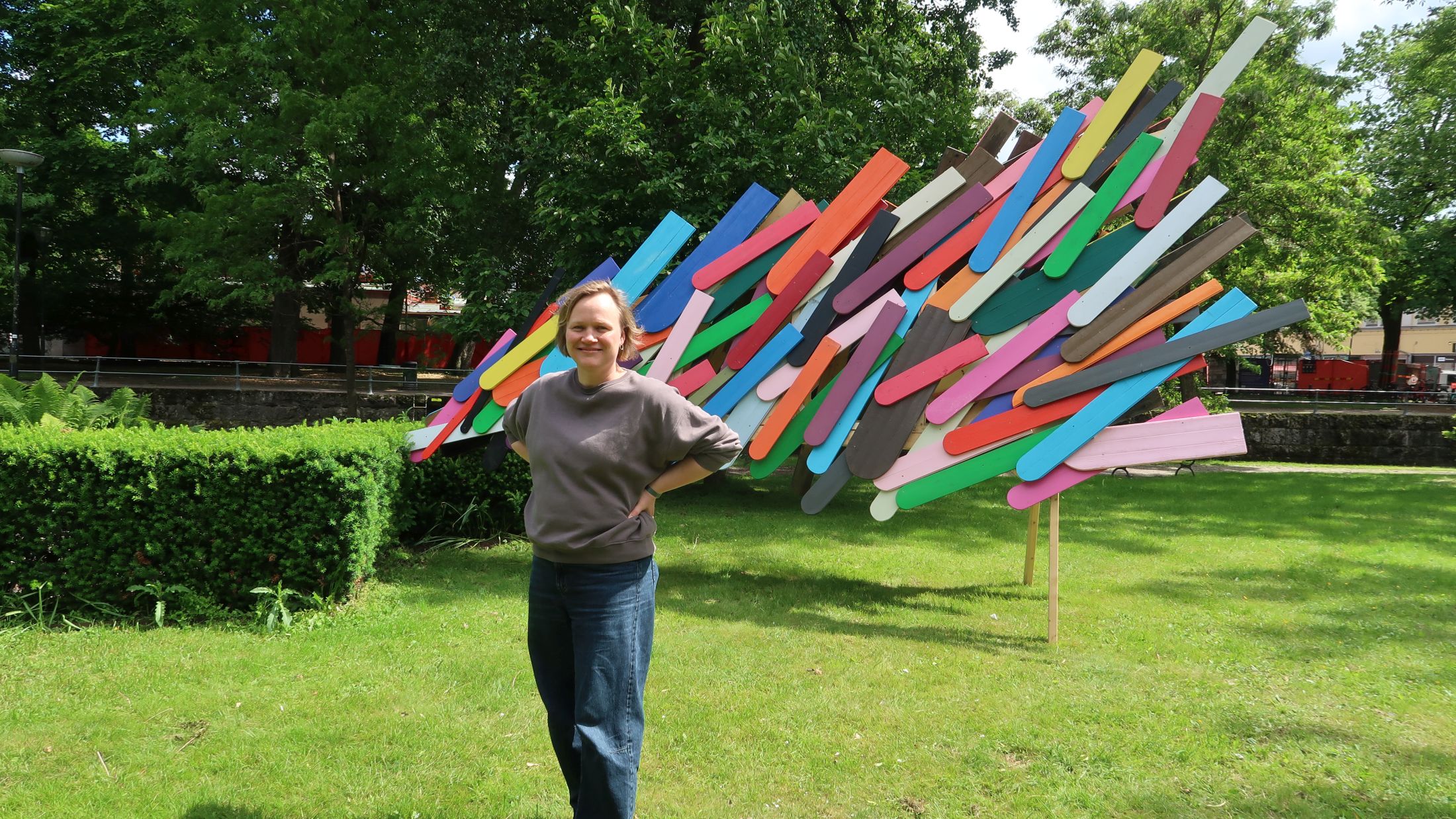 Ieva Saulīte “Magic Carpets” rezidencē vizuālās mākslas biennālē “OpenART” Zviedrijā
